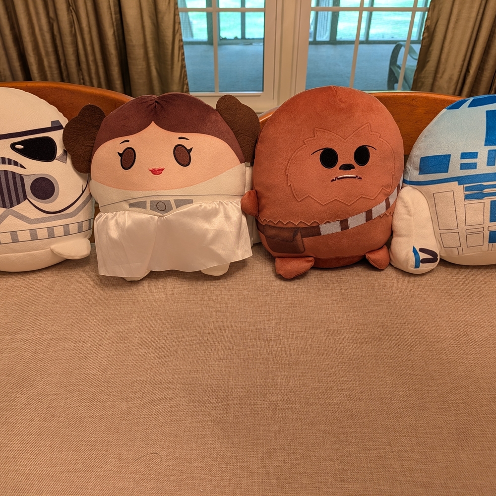 Star Wars Plush Collection - White, Brown, Blue